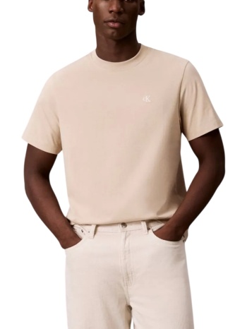 ανδρικό t-shirt μπεζ calvin klein lv04rc275g-pf0