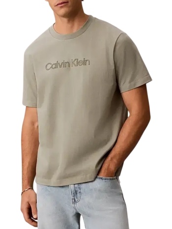 ανδρικό t-shirt γκρι calvin klein lv04lg812g-pez