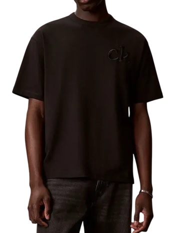 ανδρικό t-shirt μαύρο calvin klein lv04rg838g-ub1