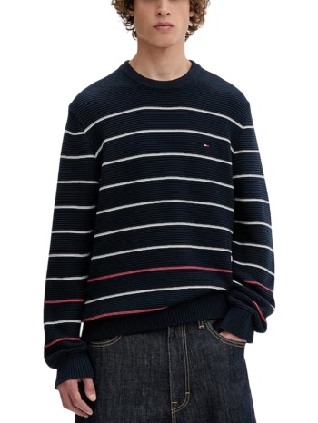 ανδρικό πουλόβερ navy μπλε tommy jeans dm0dm23384-c1g