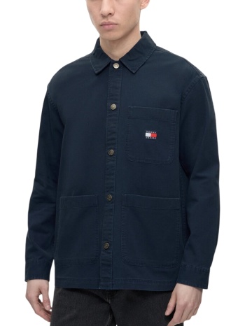 ανδρικό μπουφάν navy μπλε tommy jeans dm0dm20236-c1g