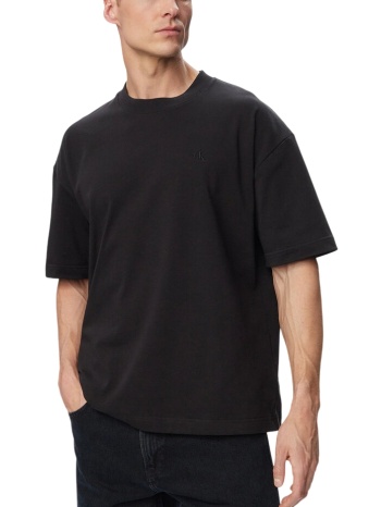ανδρικό t-shirt μαύρο calvin klein lv04rab806-ub1