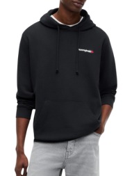ανδρικό φούτερ μαύρο tommy jeans dm0dm23393-bds