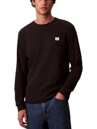 ανδρικό μακρυμάνικο t-shirt μαύρο calvin klein lv040em217-ub1