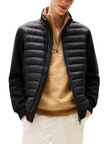 ανδρικό μπουφάν μαύρo tommy hilfiger mw0mw41329-bds