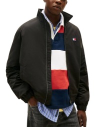 ανδρικό μπουφάν μαύρο tommy jeans dm0dm22720-bds