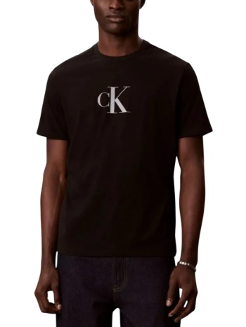 ανδρικό t-shirt μαύρο calvin klein lv04rb866g-ub1