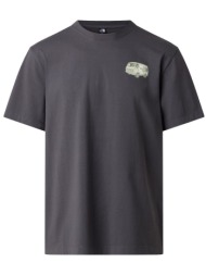 ανδρικό van life relaxed graphic t-shirt ανθρακί the north face nf0a8gqn-rhi1