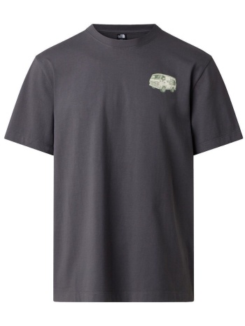 ανδρικό van life relaxed graphic t-shirt ανθρακί the north