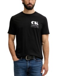 ανδρικό t-shirt μαύρο calvin klein lv04rg802g-ub1