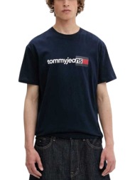 ανδρικό t-shirt navy μπλε tommy jeans dm0dm23406-c1g