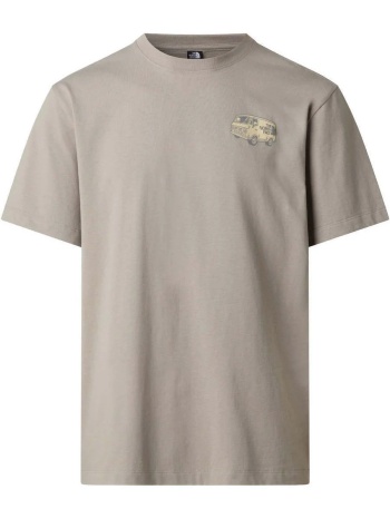 ανδρικό van life relaxed graphic t-shirt γκρι the north