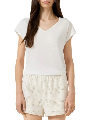 γυναικείο t-shirt λευκό s.oliver 2180385-0200