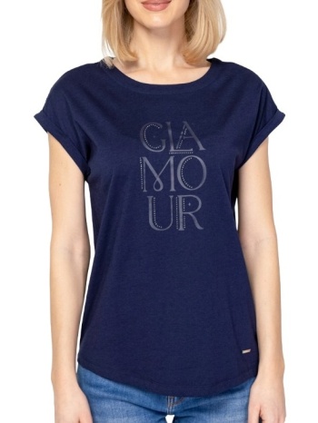 γυναικείο malenas26 t-shirt navy μπλε heavy tools