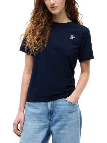 γυναικείο t-shirt navy μπλε tommy hilfiger ww0ww49941-c1g