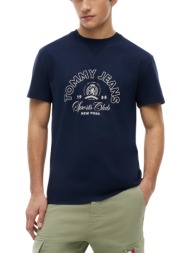 ανδρικό t-shirt navy μπλε tommy jeans dm0dm23175-c1g