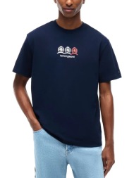 ανδρικό t-shirt navy μπλε tommy jeans dm0dm23172-c1g