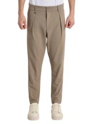 ανδρικό παντελόνι μπεζ royal denim perth2354-sand