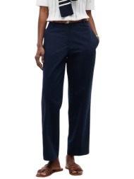 γυναικείο slim straight παντελόνι navy μπλε tommy hilfiger ww0ww52817-c1g