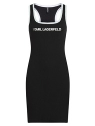 γυναικείο αμάνικο φόρεμα μαύρο karl lagerfeld b2w46087-999 black