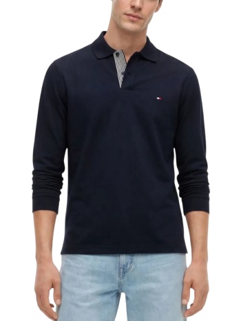 ανδρικό μακρυμάνικο polo navy μπλε tommy hilfiger