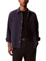 ανδρικό overshirt μπλε calvin klein lv04lf107g-cci