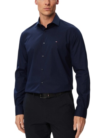 ανδρικό πουκάμισο navy μπλε tommy hilfiger mw0mw43749-dcc