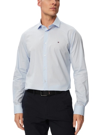 ανδρικό πουκάμισο γαλάζιο tommy hilfiger mw0mw43749-c3q