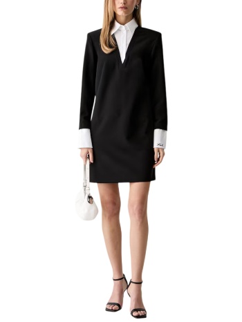 γυναικείο φόρεμα μαύρο karl lagerfeld b3w13043-101