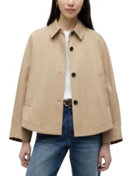γυναικείο παλτό μπεζ tommy hilfiger ww0ww49844-aeh
