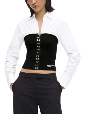 γυναικείο πουκάμισο karl lagerfeld jeans b3w11002-101