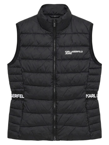 γυναικείο γιλέκο μαύρο karl lagerfeld jeans b3w15043-999