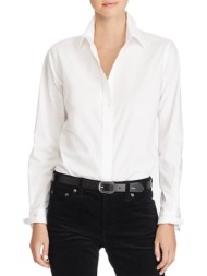 γυναικείο jamelko πουκάμισο λευκό ralph lauren 200684553001-white