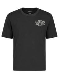 γυναικείο t-shirt μαύρο calvin klein lv047g836g-ub1