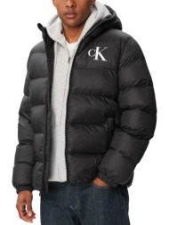 ανδρικό μπουφάν μαύρο calvin klein lv04rg513g-ub1