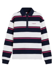 γυναικεία μακρυμάνικη polo μπλούζα tommy jeans dw0dw23303-0fd