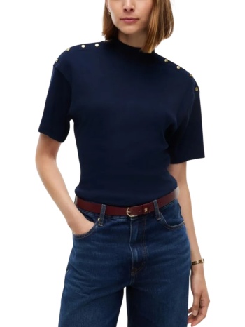 γυναικείο t-shirt navy μπλε tommy hilfiger ww0ww52382-c1g