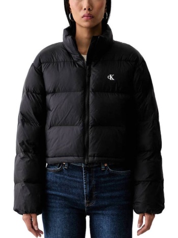 γυναικείο μπουφάν μαύρο calvin klein lv047h503g-ub1