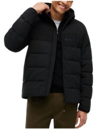 ανδρικό μπουφάν μαύρο tommy hilfiger mw0mw45273-bds