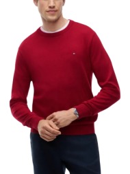 ανδρικό πουλόβερ κόκκινο tommy hilfiger mw0mw28046-xit