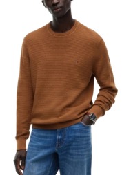 ανδρικό πουλόβερ καφέ tommy hilfiger mw0mw44759-hid