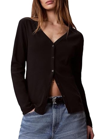 γυναικεία ζακέτα μαύρη calvin klein lv047g207g-ub1