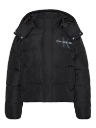 γυναικείο μπουφάν μαύρο calvin klein lv047h506g-ub1