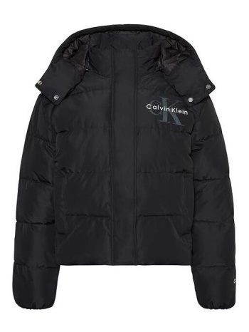 γυναικείο μπουφάν μαύρο calvin klein lv047h506g-ub1