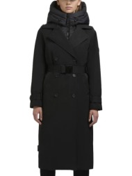 γυναικεία elena 3 καπαρντίνα μαύρη khujo kj1118co263-200 black