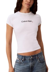 γυναικείο t-shirt λευκό calvin klein lv047h835g-yaf