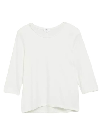 γυναικείο t-shirt λευκό s.oliver 2182508-0210