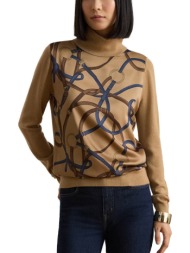 γυναικείο πουλόβερ καφέ ralph lauren 200b27532001-camel