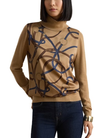 γυναικείο πουλόβερ καφέ ralph lauren 200b27532001-camel
