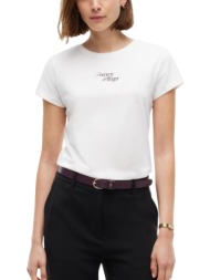 γυναικείο t-shirt λευκό tommy hilfiger ww0ww51608-ybl